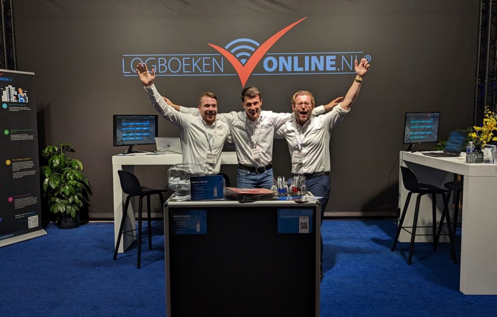 Team LogboekenOnline op de Vakbeurs Facilitair& Gebouwbeheer 2023
