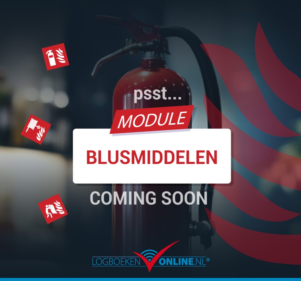 Module Blusmiddelen van LogboekenOnline